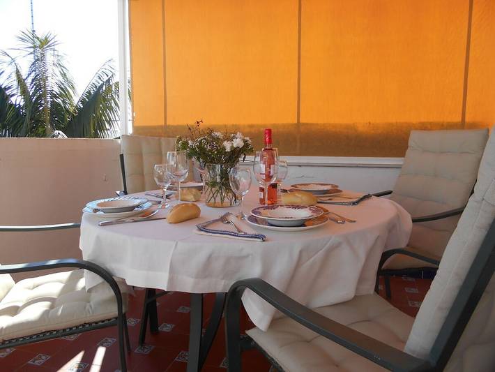 Casa de vacaciones para 4 personas, con terraza en Chipiona