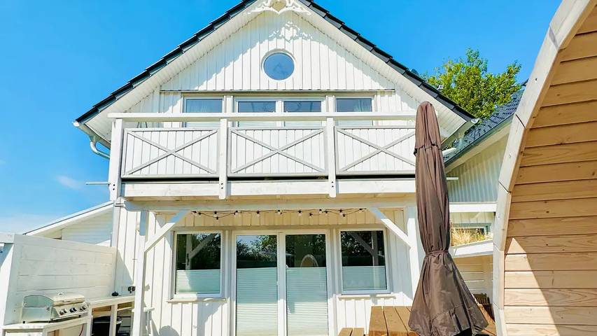 Ferienhaus für 7 Personen, mit Garten und Terrasse sowie Sauna