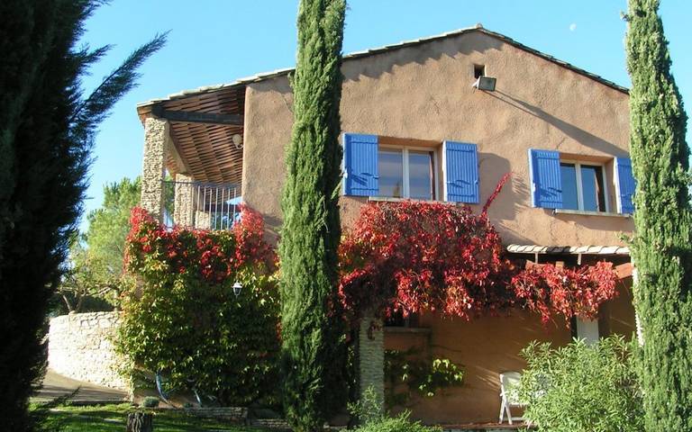 Bleu Du Calvaire au milieu des Oliviers in Mirabel-aux-Baronnies, Nyons region
