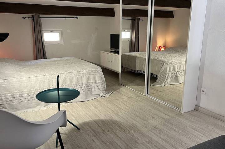 Ganze Wohnung, Möbliert 3 Sterne Golf St Tropez Rayol Canadel Mit Blick auf das Meer mit Pool in Rayol-Canadel-sur-Mer, Mittelmeerküste (Frankreich)