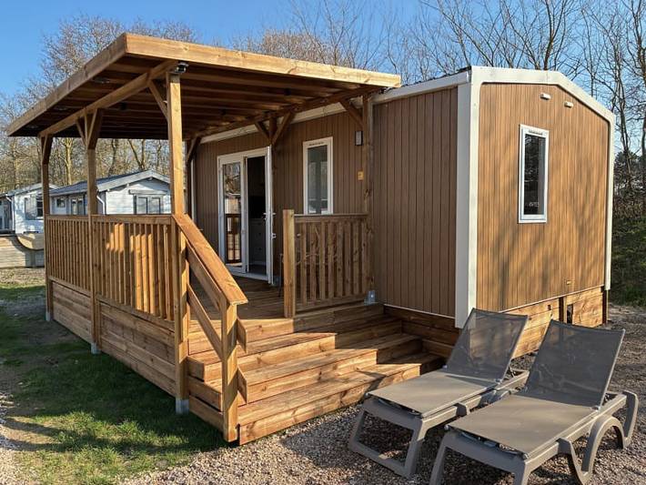 Camping für 3 Personen, mit Seeblick und Terrasse sowie Balkon/Terrasse in Südholland - 2