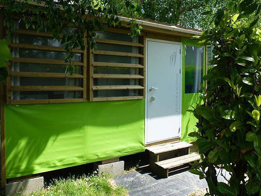 La Touesse Camping - Bungalow toilé 4 personnes - Bali 21m² - 2 chambres in Saint-Lunaire, Région de Saint-Malo