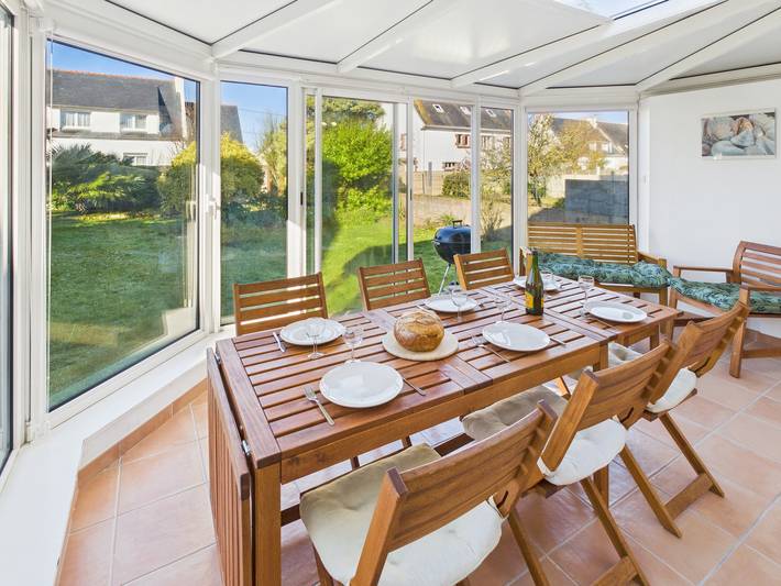 Location de vacances pour 6 personnes, avec Vue sur l’océan ainsi que Terrasse et Jardin à Guilvinec
