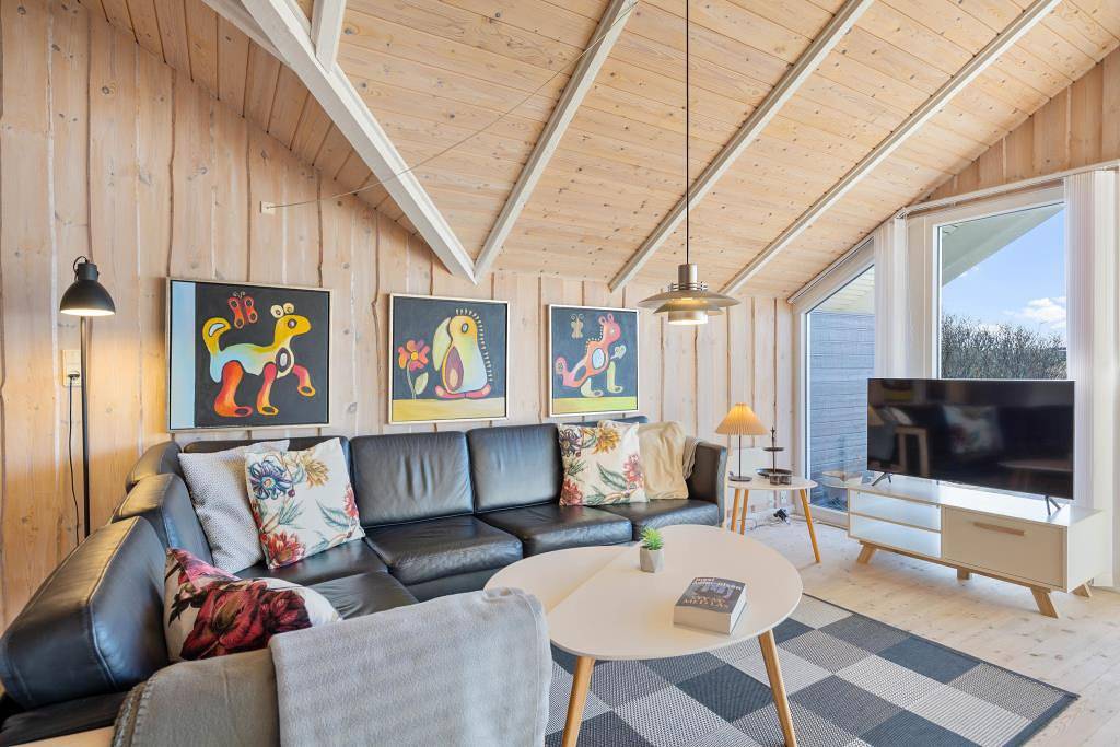 Haustierfreundliches Ferienhaus für 6 in Bjerregård in Hvide Sande, Holmsland Klit