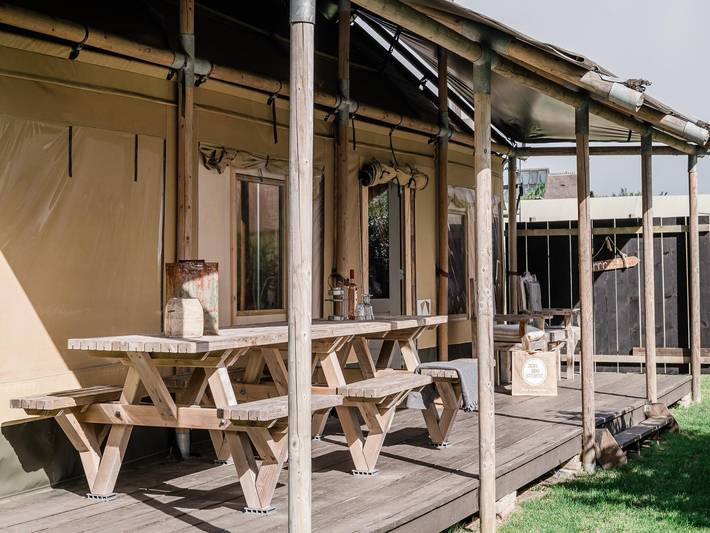 Camping für 6 Personen, mit Terrasse, kinderfreundlich in Nordholland - 4