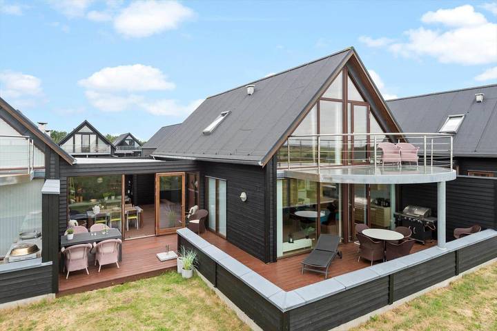 Ferienhaus mit Meerblick für 6 Personen, mit Sauna und Terrasse sowie Whirlpool auf Rømø