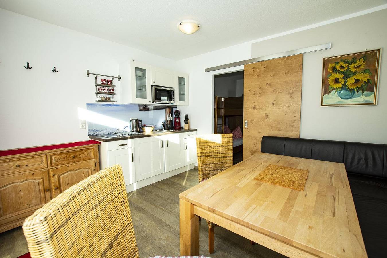 Ganze Ferienwohnung, Appartement- Nr. 2 - Dusche/Wc, 1 Schlafraum in Mittelberg, Kleinwalsertal