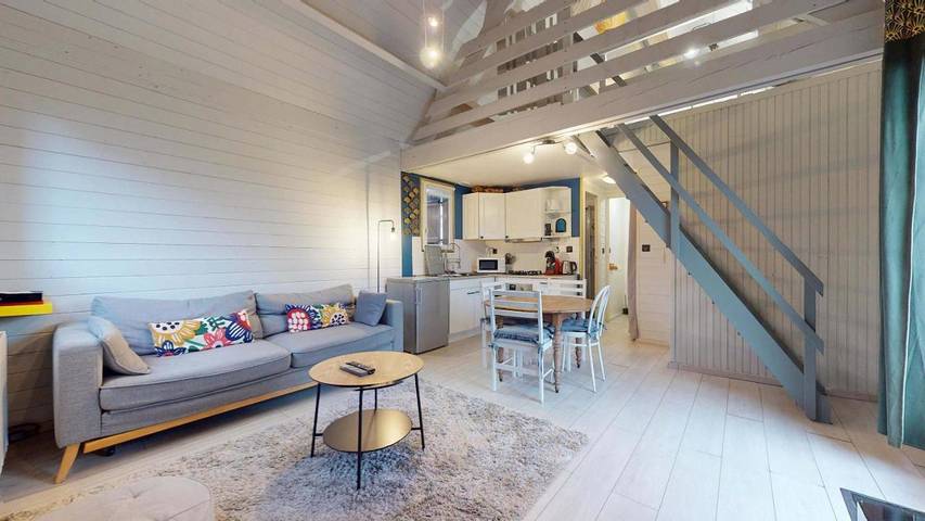 Chalet pour 4 personnes, avec jardin