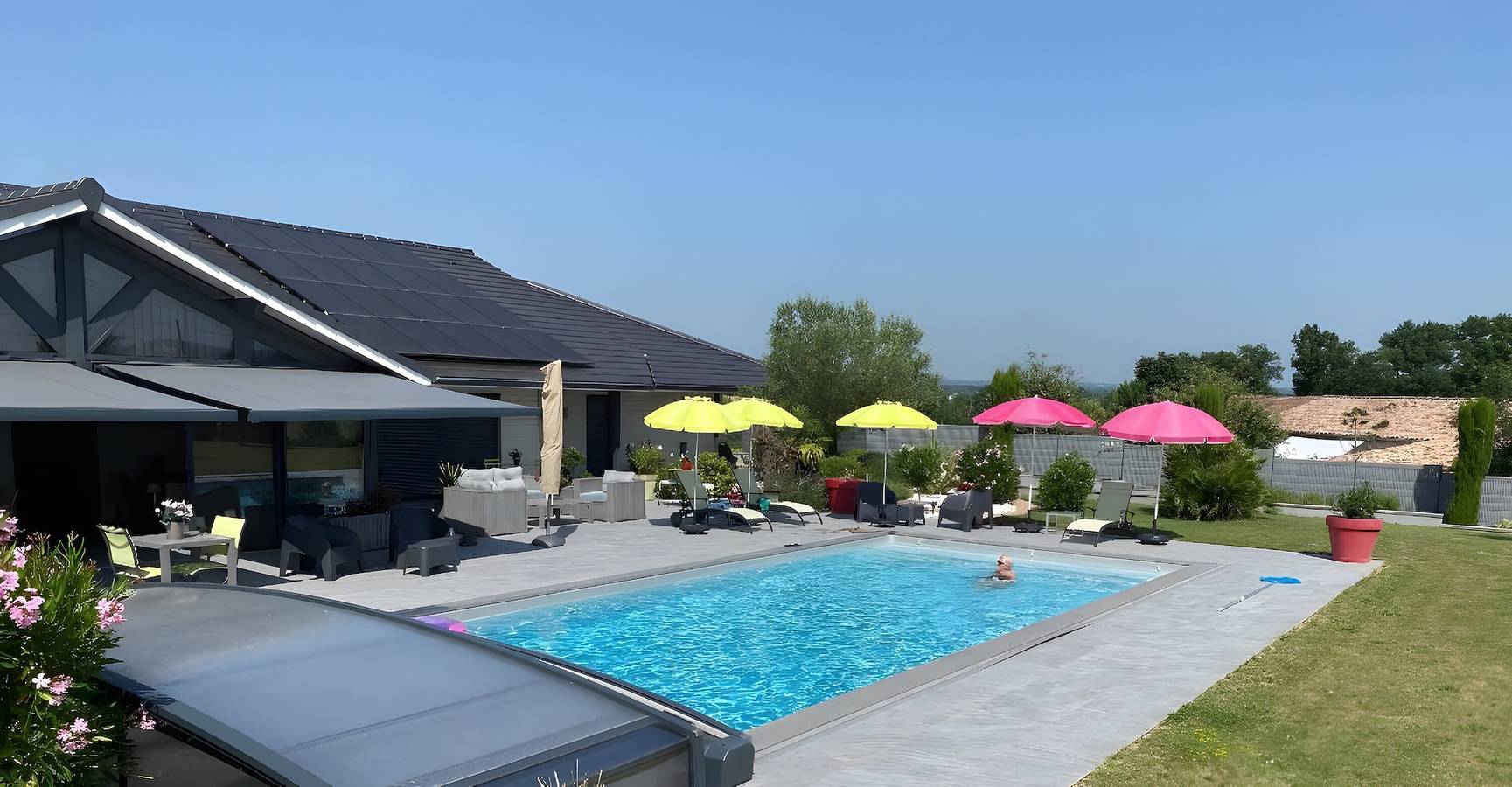 „Loft Grand Confort“ mit 3-Sterne-Klassifizierung, Pool, Wlan und Klimaanlage in Montalzat, Tarn-et-Garonne