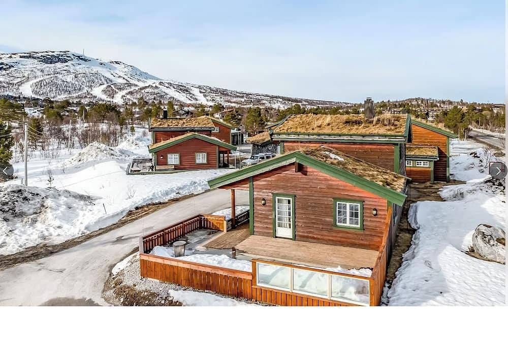 Hütte mit Sauna oberhalb der Baumgrenze in Hovden in Hovden, Bykle