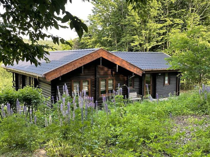 Ferienhaus für 6 Personen, mit Terrasse und Seeblick