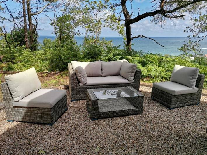 Gîte pour 4 personnes, avec Terrasse ainsi que Jardin et Vue à Digosville
