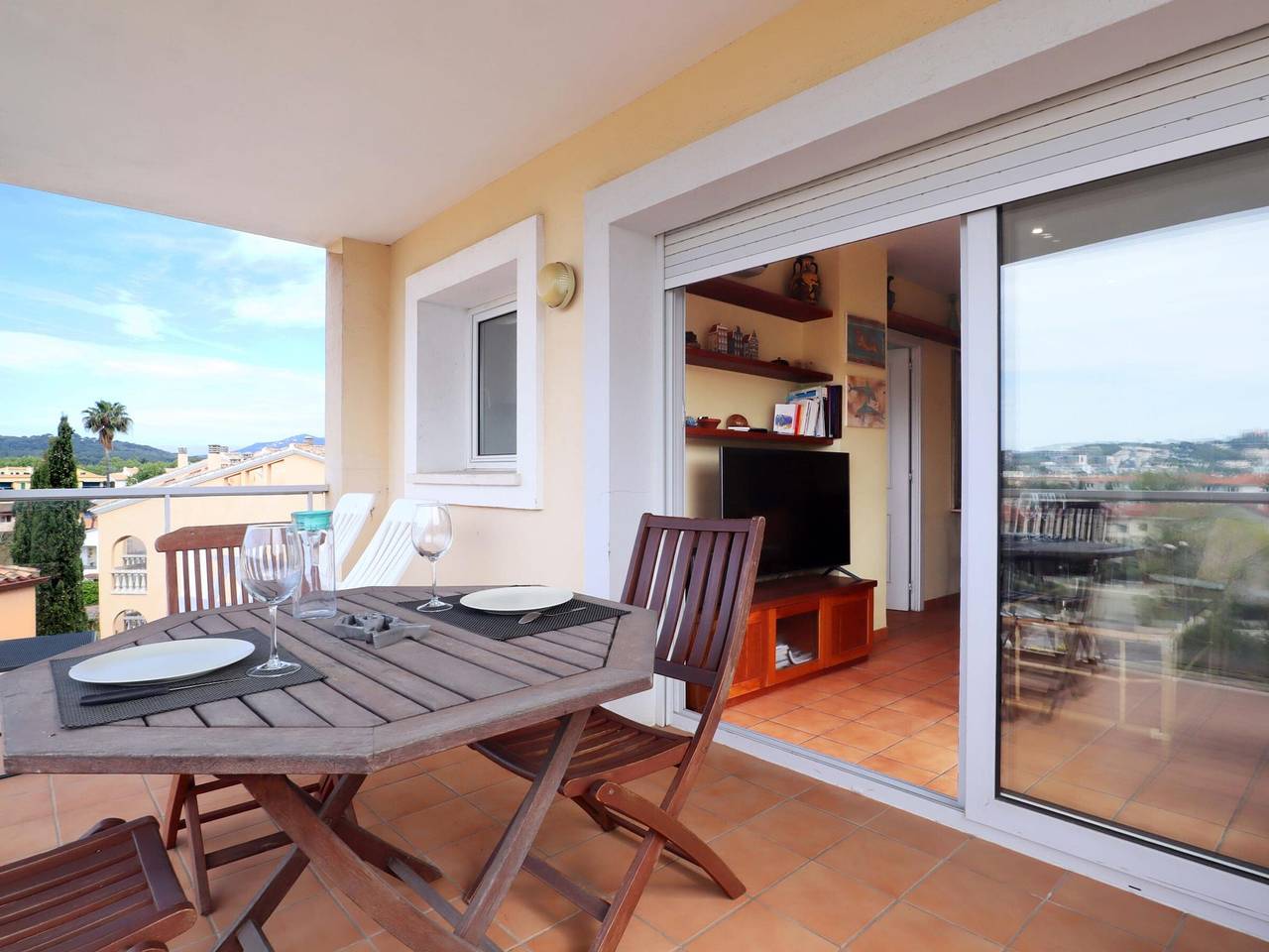 Ganze Wohnung, Apartment in S'Agaró für 6 Personen mit Pool und Parkplatz in S'Agaró, Platja d'Aro