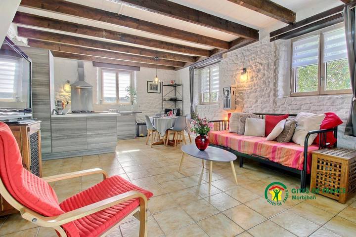 Gîte pour 4 personnes, avec terrasse à Malguénac