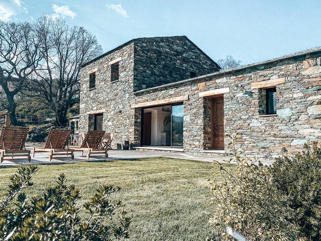 Chambres d'hôtes demeure à Voglia - Chambre étage double in Murato, Région de Calvi