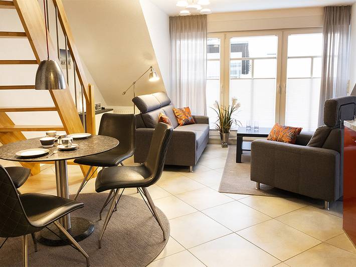 Ferienwohnung für 4 Personen, mit Balkon in Norddeich