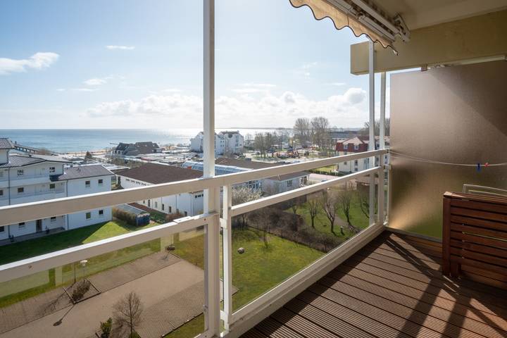Ferienwohnung für 4 Personen, mit Meerblick und Balkon sowie Sauna in Großenbrode