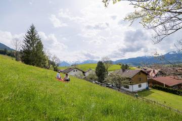 Gîte pour 4 personnes, avec jardin, adapté aux familles à Sonthofen