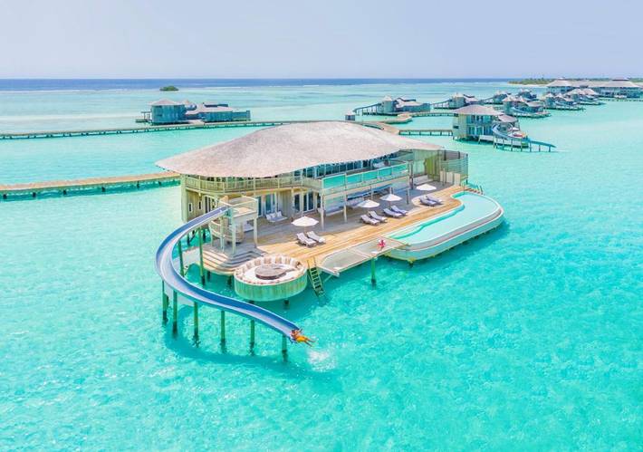 Station pour 6 personnes, avec piscine ainsi que jardin et sauna dans Maldives - 4