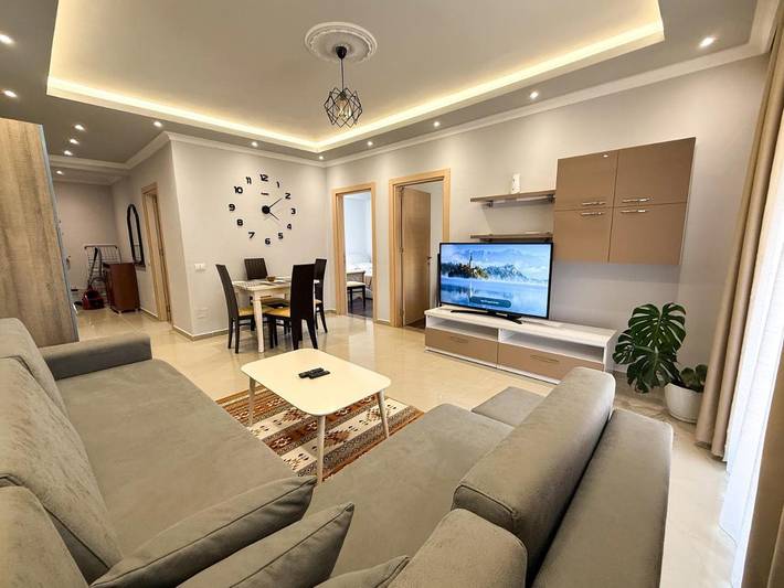 Appartement de vacances pour 9 personnes, avec Balcon ainsi que Jardin et Vue