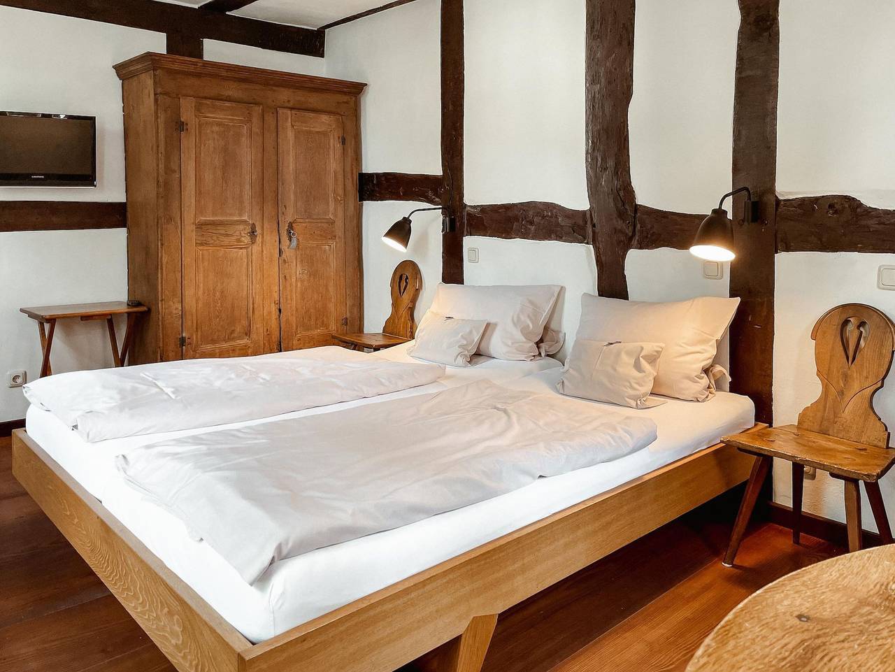 Romantik-Hotel Alte Vogtei - Doppelzimmer Mittlere Kategorie als Ez in Hamm (Rheinland-Pfalz), Altenkirchen & Umgebung