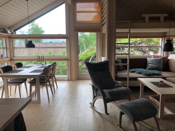 Ferienhaus für 6 Personen, mit Sauna und Garten sowie Terrasse und Ausblick, mit Haustier - 1