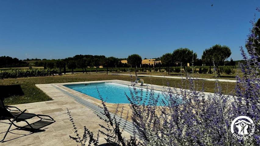 Location de vacances pour 5 personnes, avec Terrasse ainsi que Jardin et Piscine à Pennautier - 2