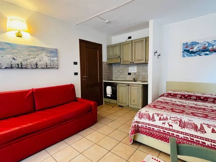 Appartement de vacances pour 3 personnes, avec Balcon ainsi que Jardin et Sauna à Bardonnèche