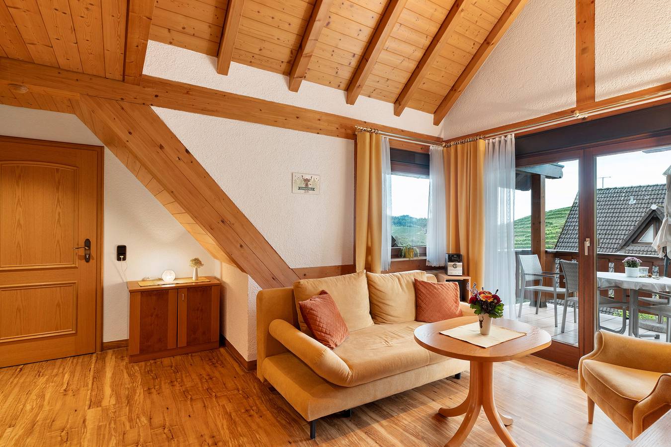 Ganze Wohnung, Ferienwohnung 'Schwarzwaldliebe' mit privatem Balkon, Gemeinschaftsterrasse und Wi-Fi in Sasbachwalden, Mittlerer Schwarzwald