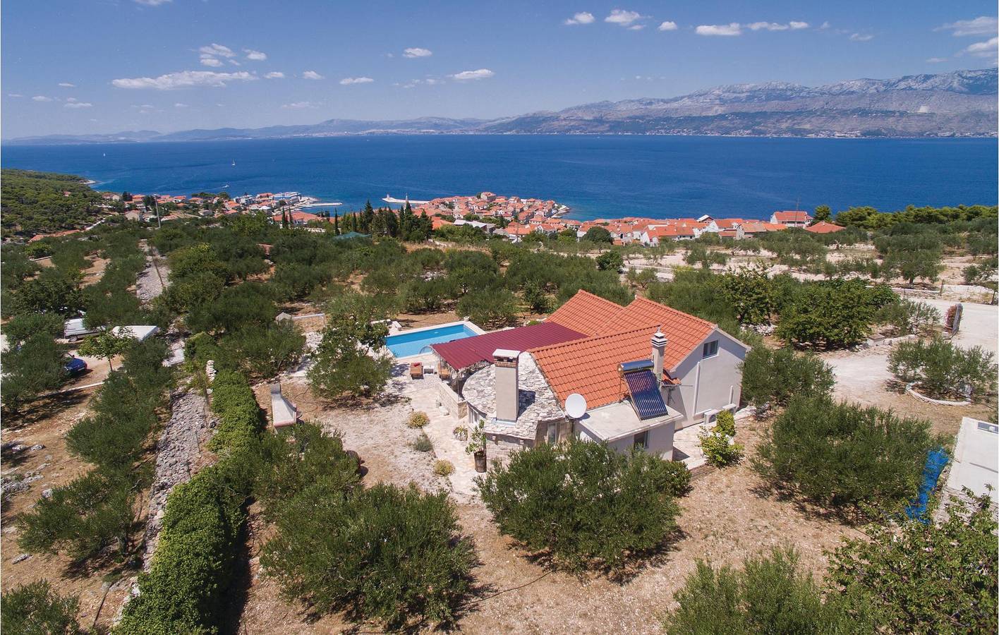 Ferienhaus für 6 Personen mit Terrasse in Postira, Brac