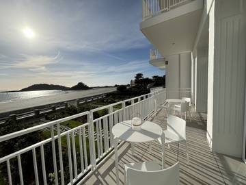 Gîte pour 6 personnes, avec jardin et vue sur l’océan dans Plage Tresmeur