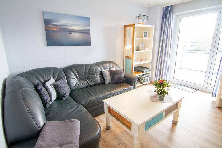 Ferienwohnung für 4 Personen, mit Balkon in Lemkenhafen