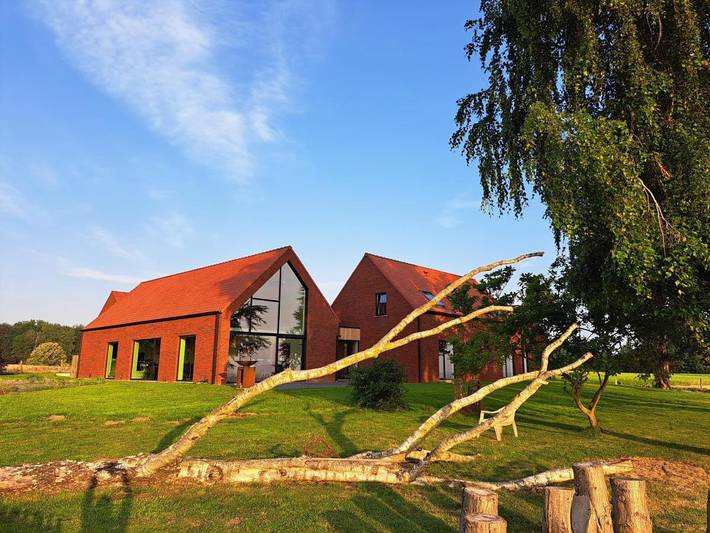 Maison de vacances pour 20 personnes, avec Balcon et Terrasse ainsi que Jardin et Vue à Tournai