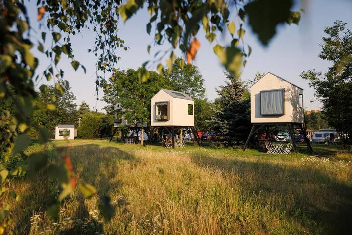 Camping für 5 Personen, mit Garten und Ausblick in Tschechien - 3
