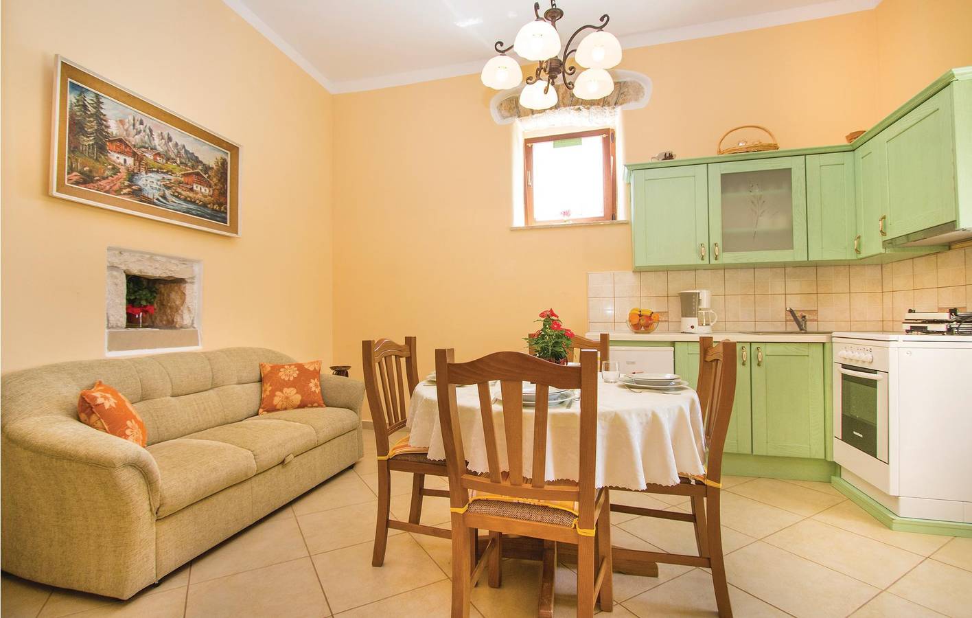 Casa vacanza per 4 persone con terrazza in Bicici, Costa meridionale dell´Istria