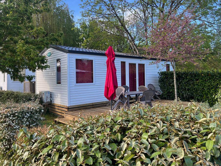Camping Vallée de L'Indre - Mobilheim 4 personen - 2 Sdb Klimaanlage in Montbazon, Tours und Umgebung