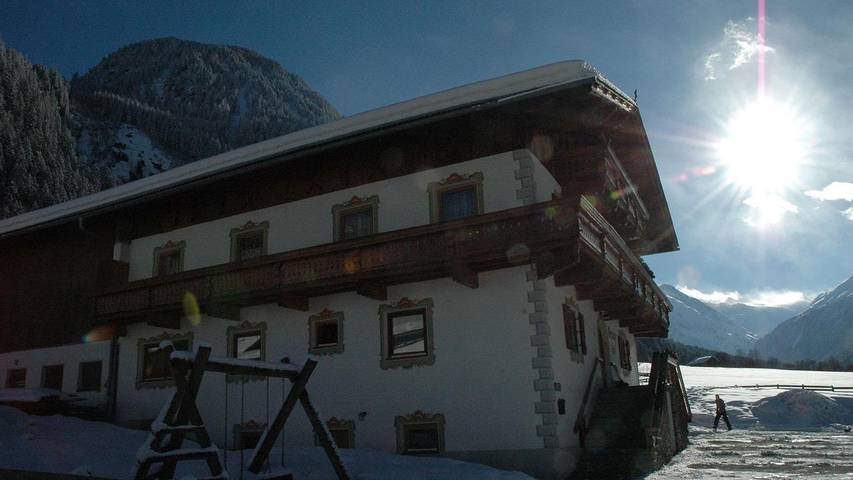 Bauernhof für 4 Personen, mit Sauna und Terrasse, mit Haustier