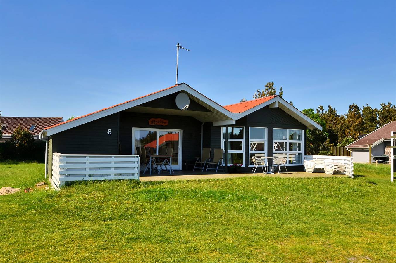 Feriehus til 6 Personer i Blåvand, Nordsjøkysten av Danmark