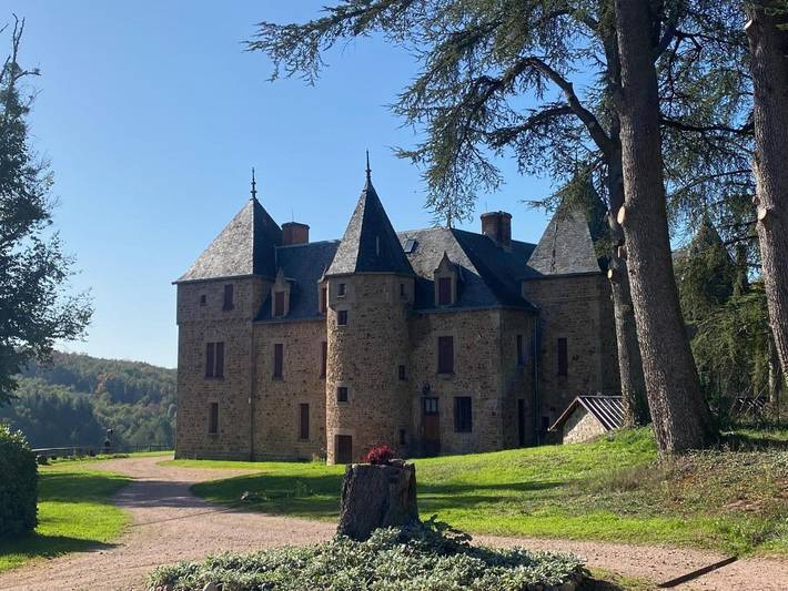 Location de vacances pour 15 personnes, avec vue ainsi que jardin et piscine, animaux acceptés à Barrais-Bussolles - 2