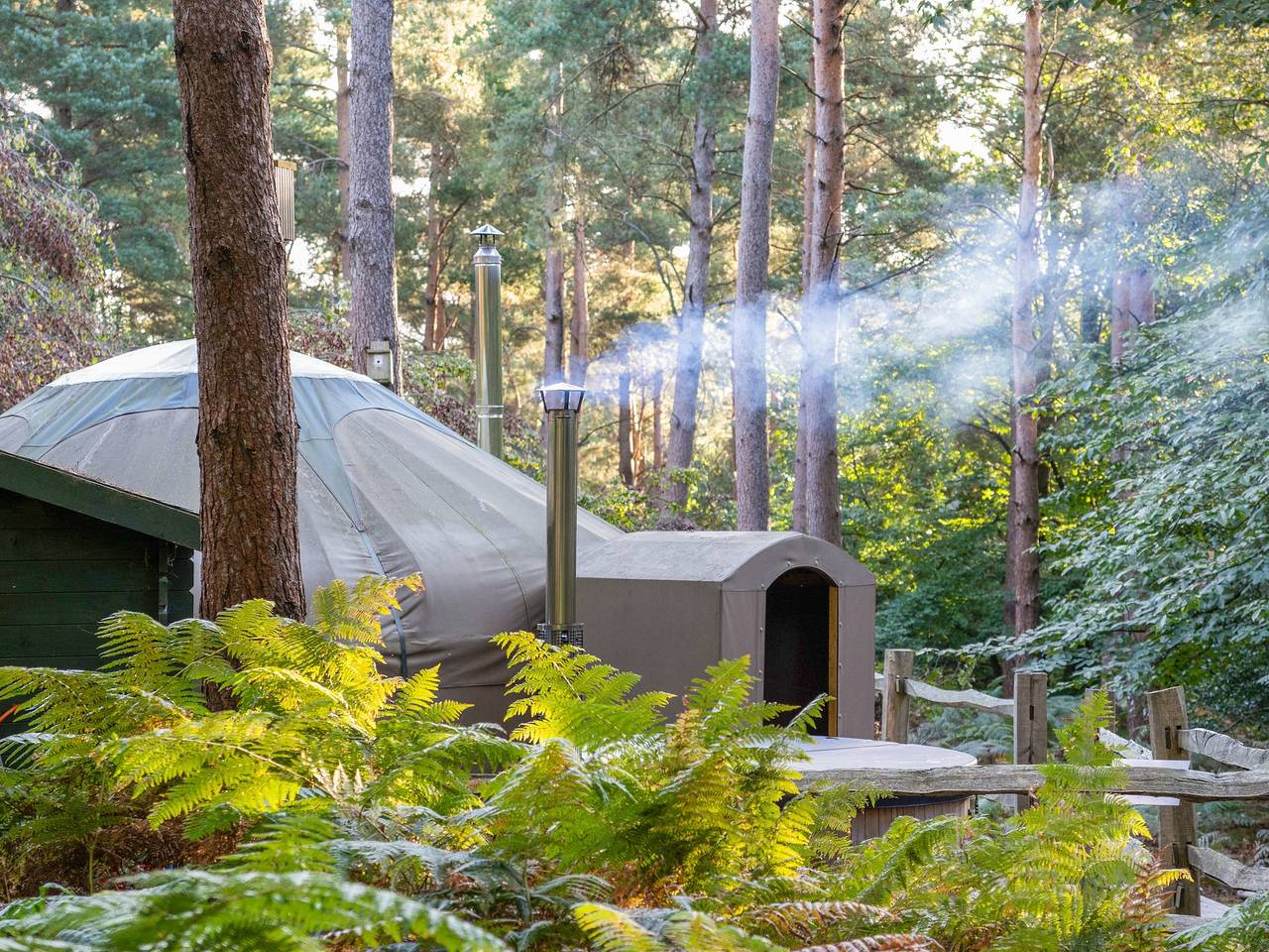 The Warren Yurt in Withyham, East Sussex