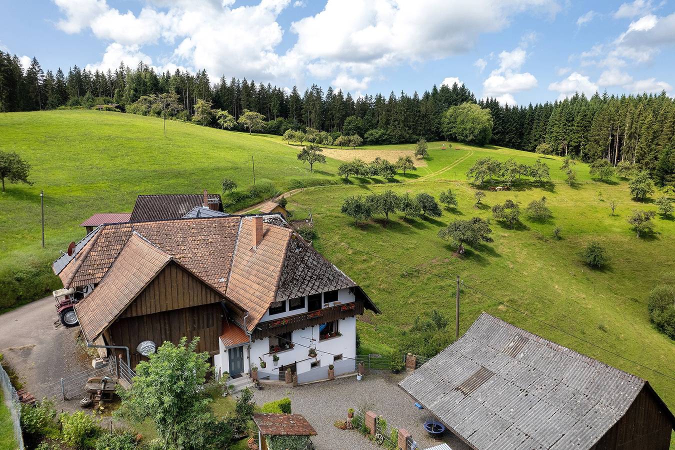 Vakantiehuis 'Ferien Auf Der Fleischdielte' met privé terras, privé tuin en balkon in Mühlenbach, Central Black Forest