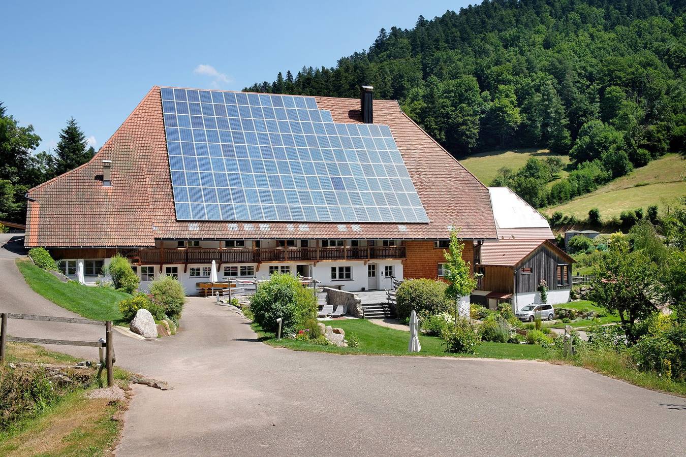 Ganze Wohnung, Ferienwohnung 'Mühlenstüble' mit Bergblick, Gemeinschaftsterrasse und Wi-Fi in Gutach (Schwarzwaldbahn), Mittlerer Schwarzwald