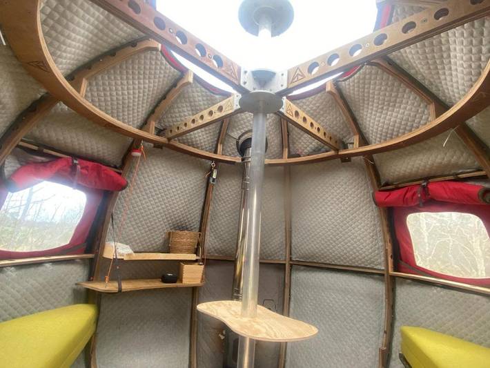 Gîte pour 3 personnes, avec vue ainsi que sauna et terrasse à Kumla