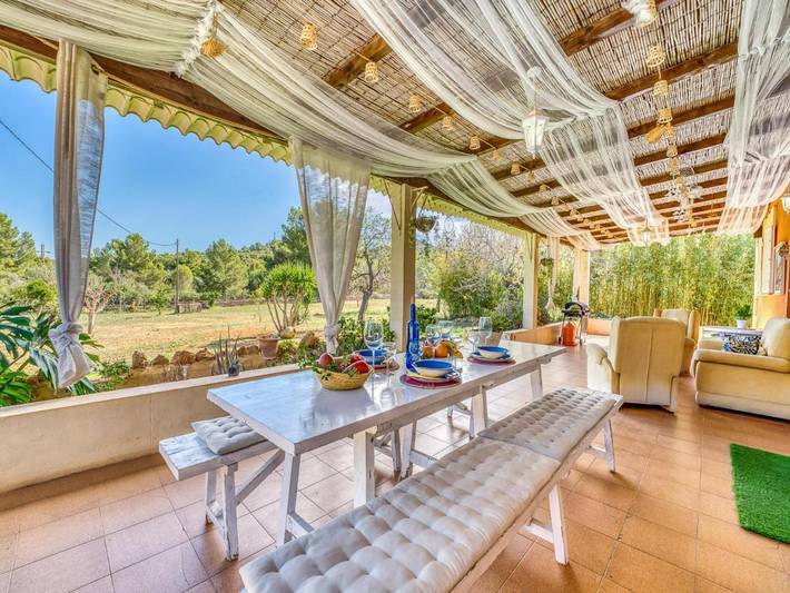 Ferienhaus für 4 Personen, mit Terrasse und Garten sowie Pool in Font de sa Cala - 2