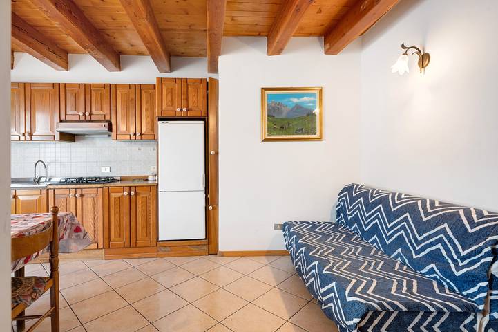 Vacation rental for 3 people, with balcony, with pets in Trentino