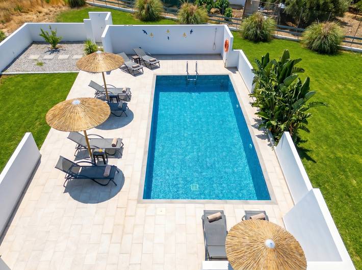 Ferienhaus für 11 Personen, mit Ausblick und Meerblick sowie Garten auf Kos - 2