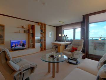 Ferienwohnung für 4 Personen, mit Pool und Sauna sowie Balkon, kinderfreundlich in Bremerhaven