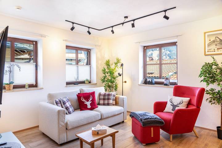 Appartement entier, Ammerstube – Appartement design alpin au centre d’Oberammergau in Oberammergau, Alpes bavaroises