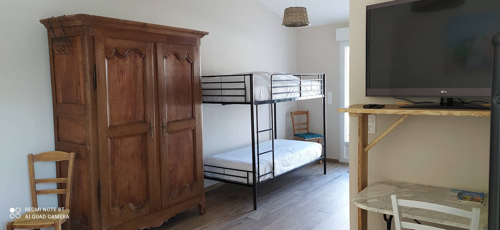 Grande chambre climatisée + terrasse + cuisine - Chambre in Saint-Georges-d'Oléron, Côte de Beauté