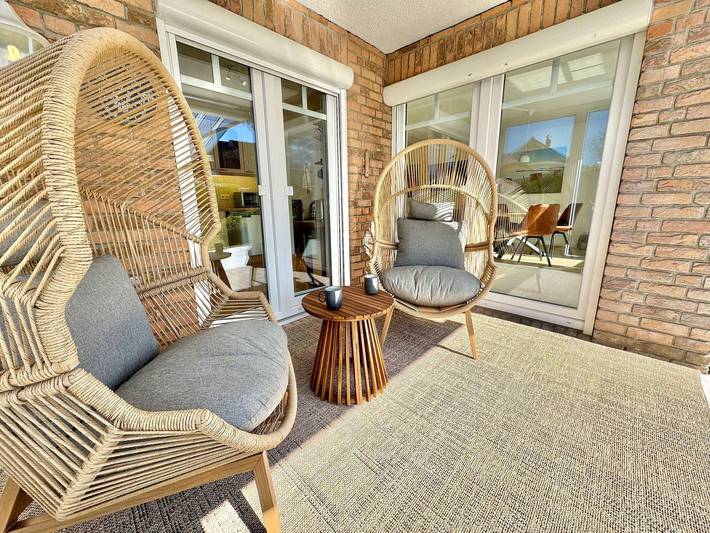 Ferienwohnung für 4 Personen, mit Garten und Terrasse, mit Haustier am Schönberger Strand